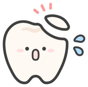 詰め物が取れた